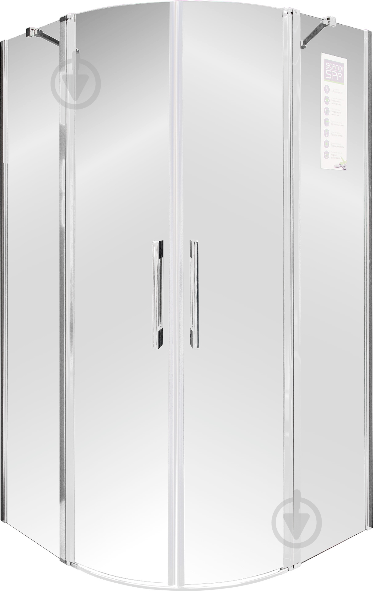 Душевая кабина ScandiSPA Narvik 90x90 см JY047 - фото 1