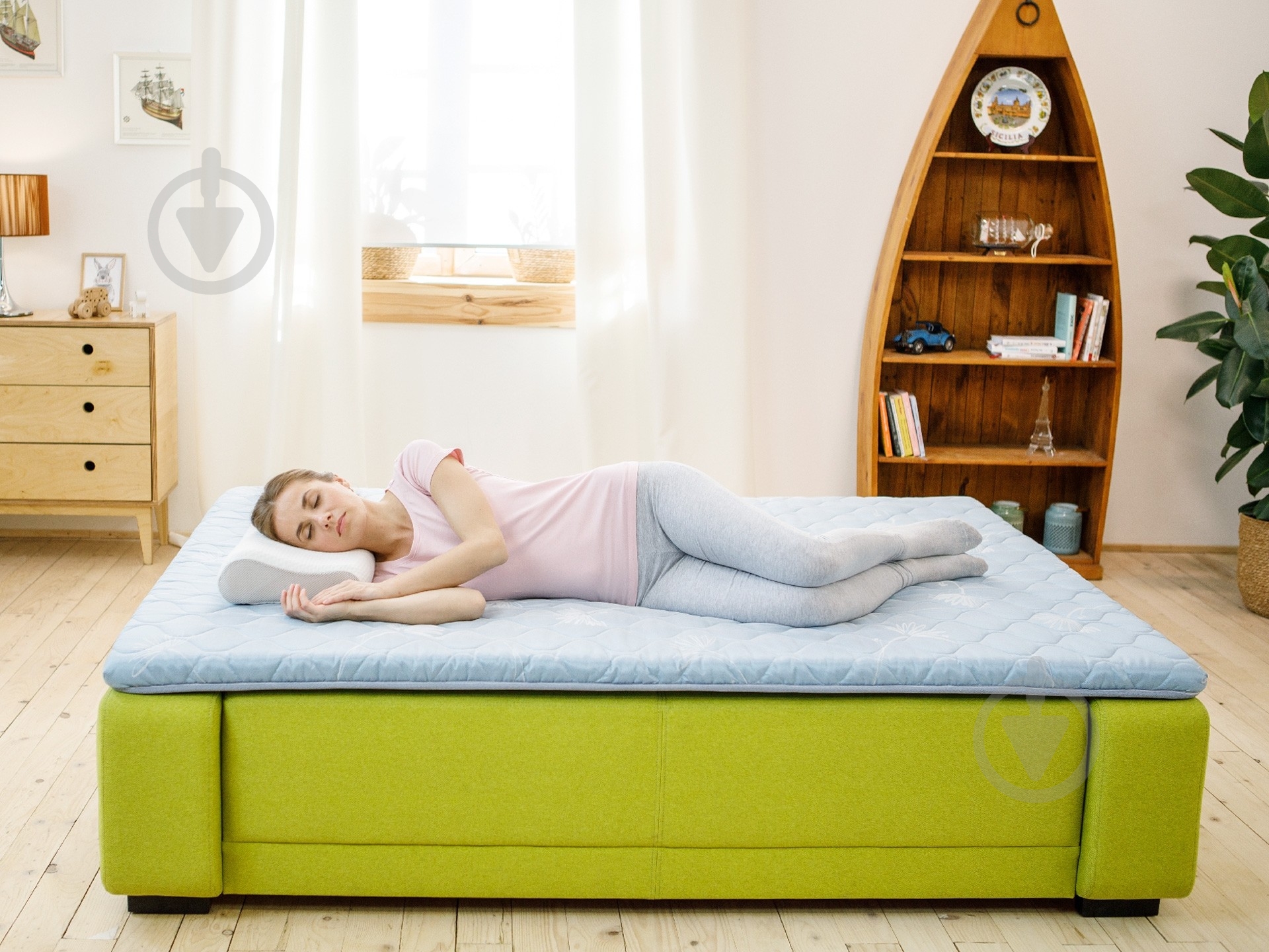 Матрас Roll Up Green Tea 130X200 см Dormeo 130х200 см - фото 7 Матрас Roll Up Green Tea 130X200 см Dormeo 130х200 см - фото 7