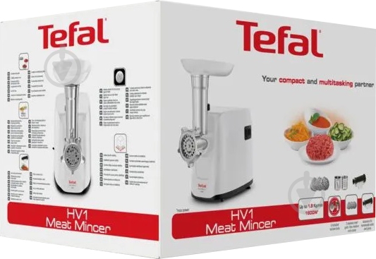 Мясорубка Tefal HV1 NE113135 - фото 9 Мясорубка Tefal HV1 NE113135 - фото 9
