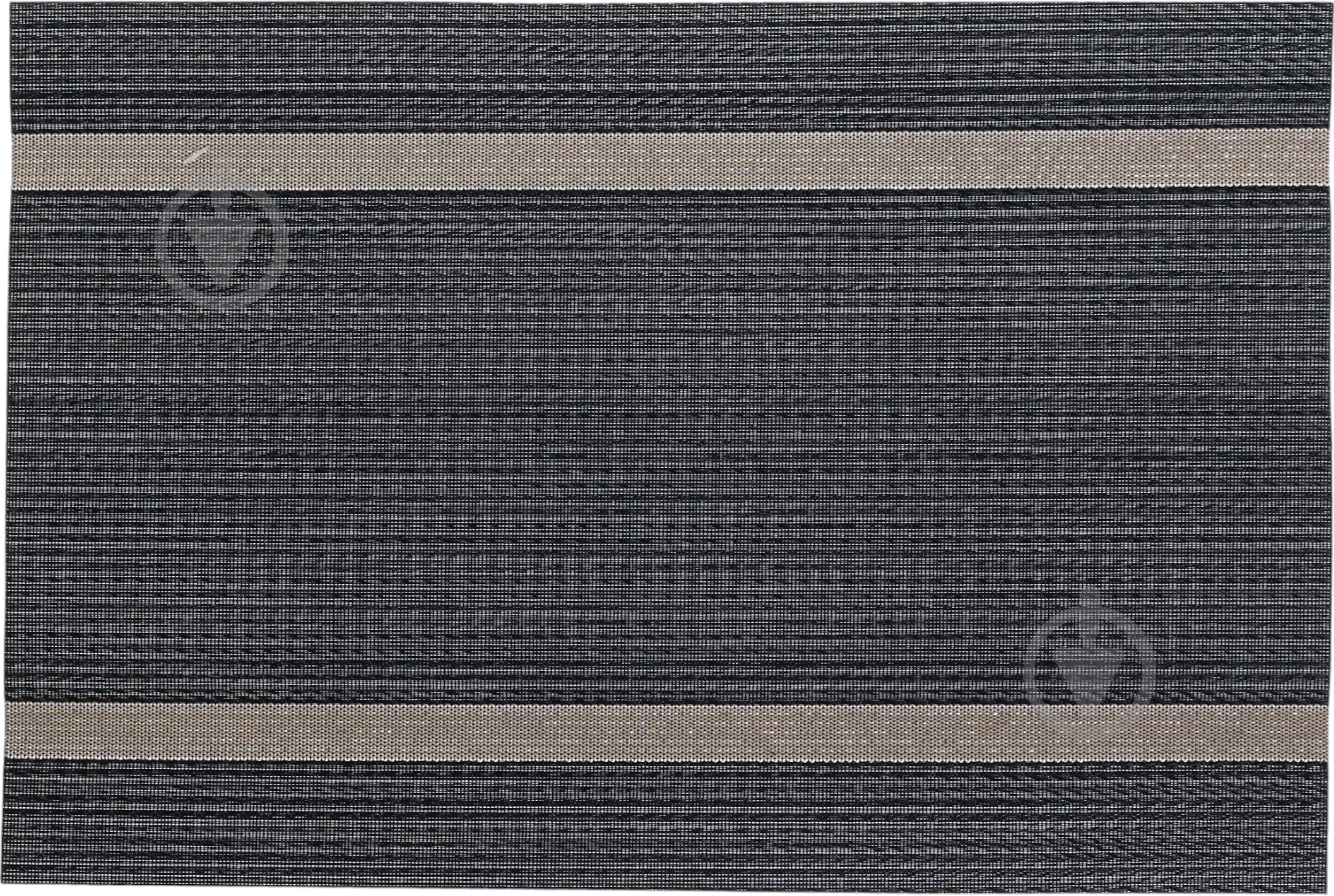 Коврик для сервировки Eurogold Modern 30х45 см черный ПВХ - фото 1