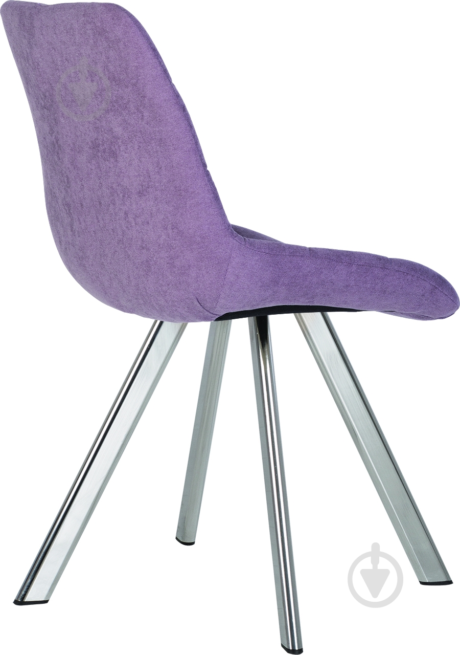 Стілець обідній Nowy Styl NICOLE 4L CHROME (BOX-1) SQR SORO-65 фіолетовий / хром - фото 4