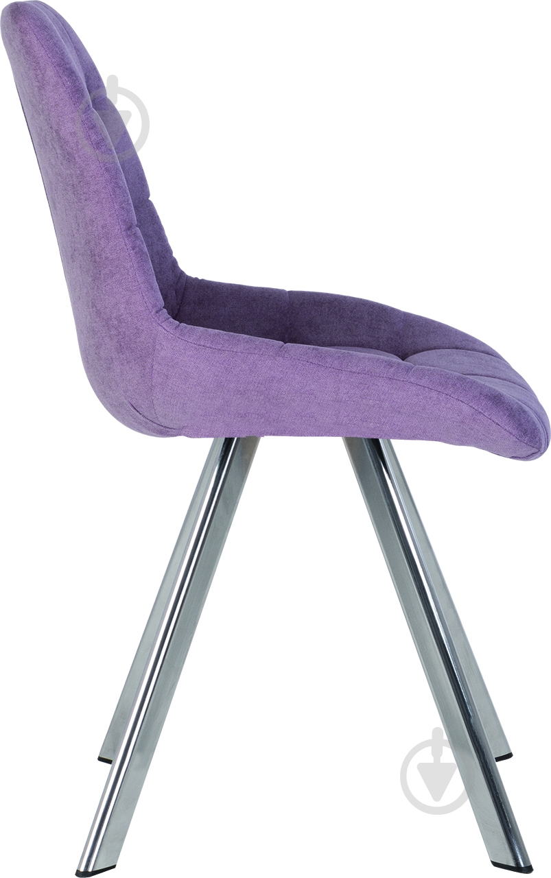 Стілець обідній Nowy Styl NICOLE 4L CHROME (BOX-1) SQR SORO-65 фіолетовий / хром - фото 5