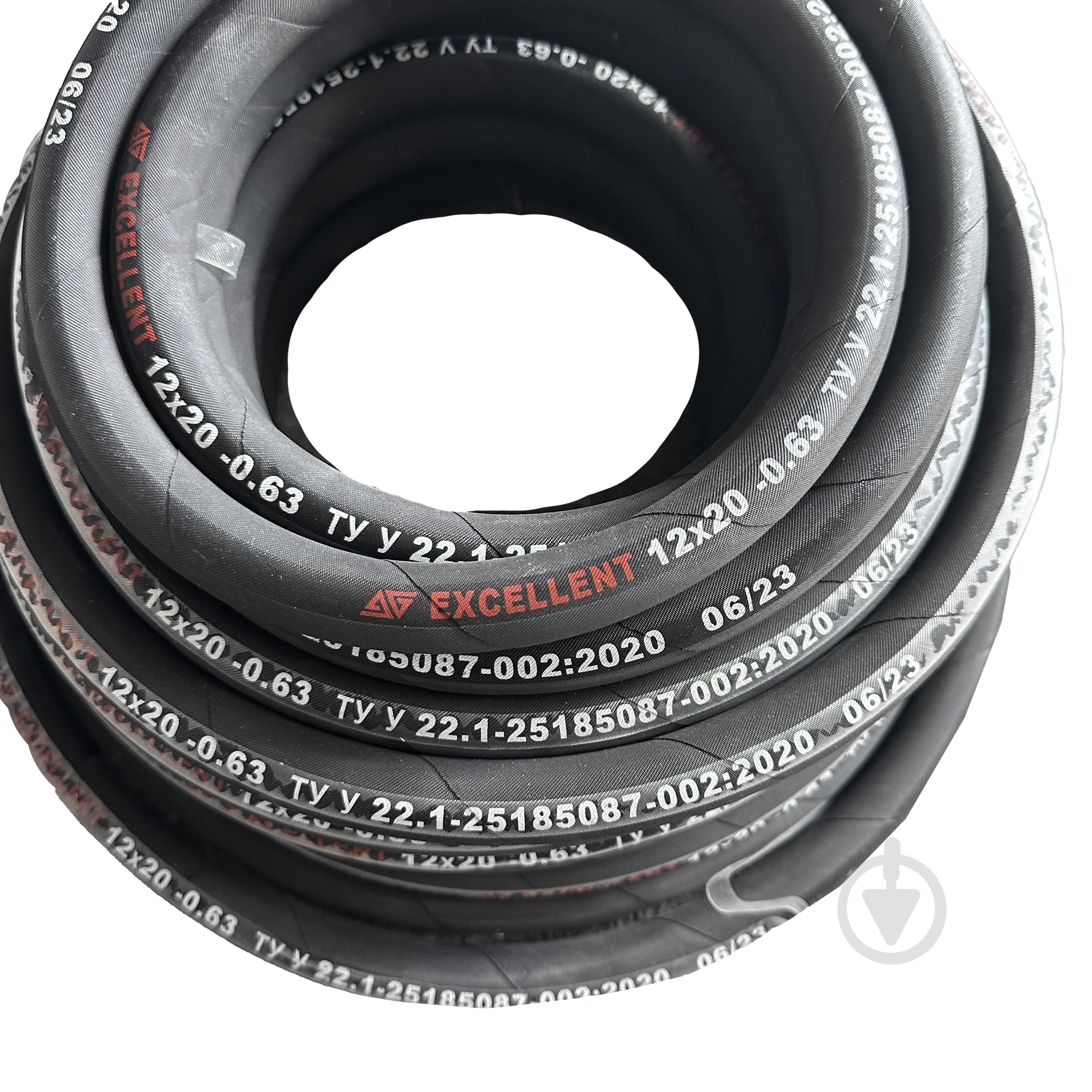 Рукав Excellent напорный маслобензиностойкий (МБС) 12х20-0,63 ГОСТ 10362-76/ТУ У 22.1-25185087-002:2020 - фото 2