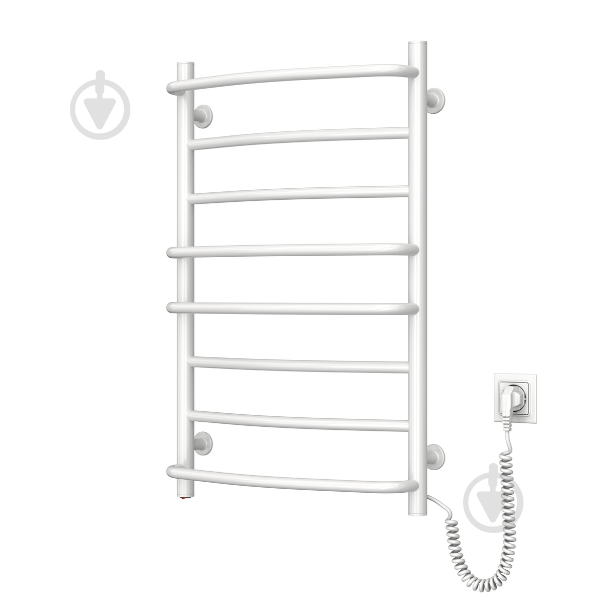 Полотенцесушитель электрический NAVIN Омега 530х800 правый, белый - фото 3 Полотенцесушитель электрический NAVIN Омега 530х800 правый, белый - фото 3