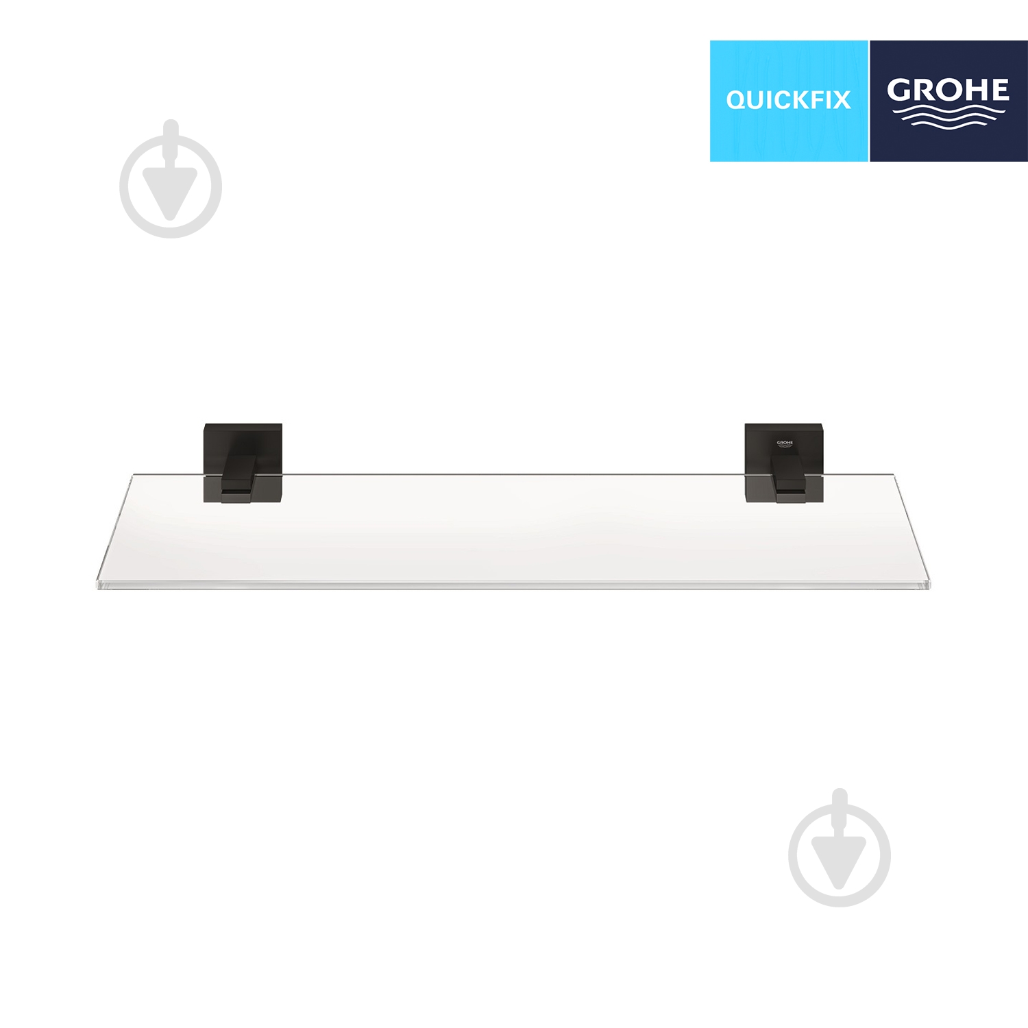 Полка стеклянная Grohe QuickFix Start Cube 411092430 (CV034620) - фото 3 Полка стеклянная Grohe QuickFix Start Cube 411092430 (CV034620) - фото 3