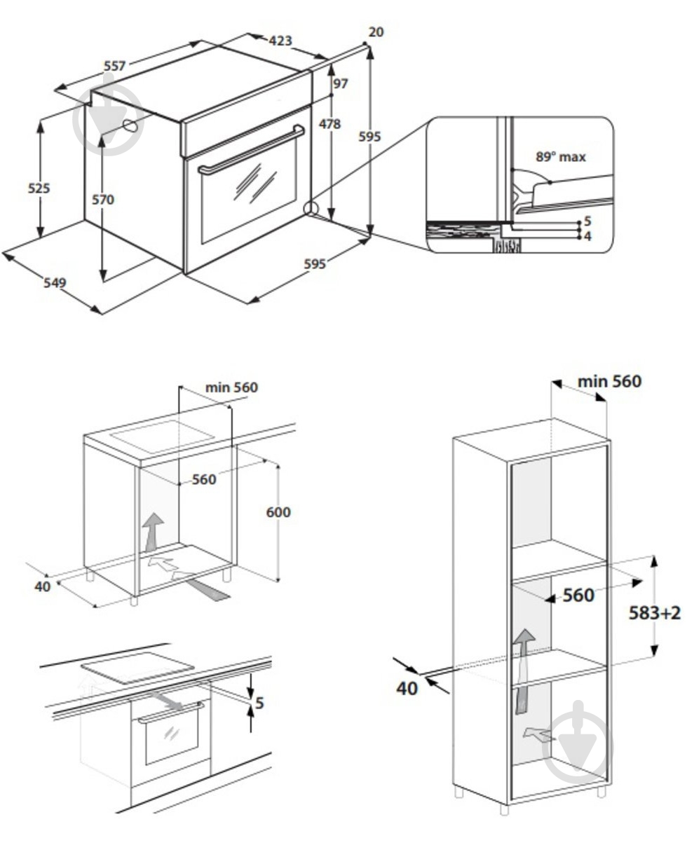 Духовой шкаф Whirlpool OAS KP8V1 IX - фото 4 Духовой шкаф Whirlpool OAS KP8V1 IX - фото 4