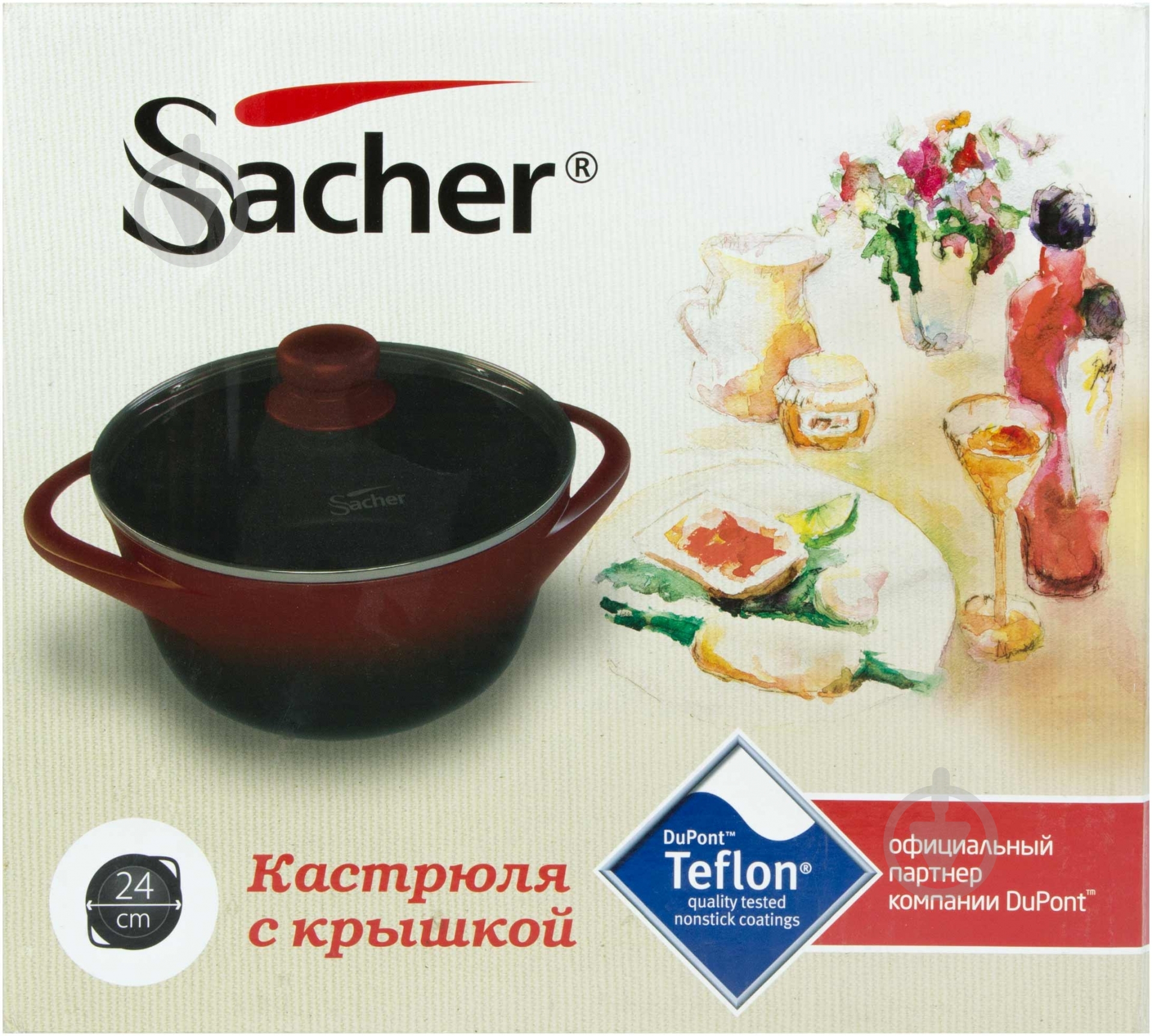 Кастрюля Sacher 4,0 л SHTF00012 - фото 2 Кастрюля Sacher 4,0 л SHTF00012 - фото 2