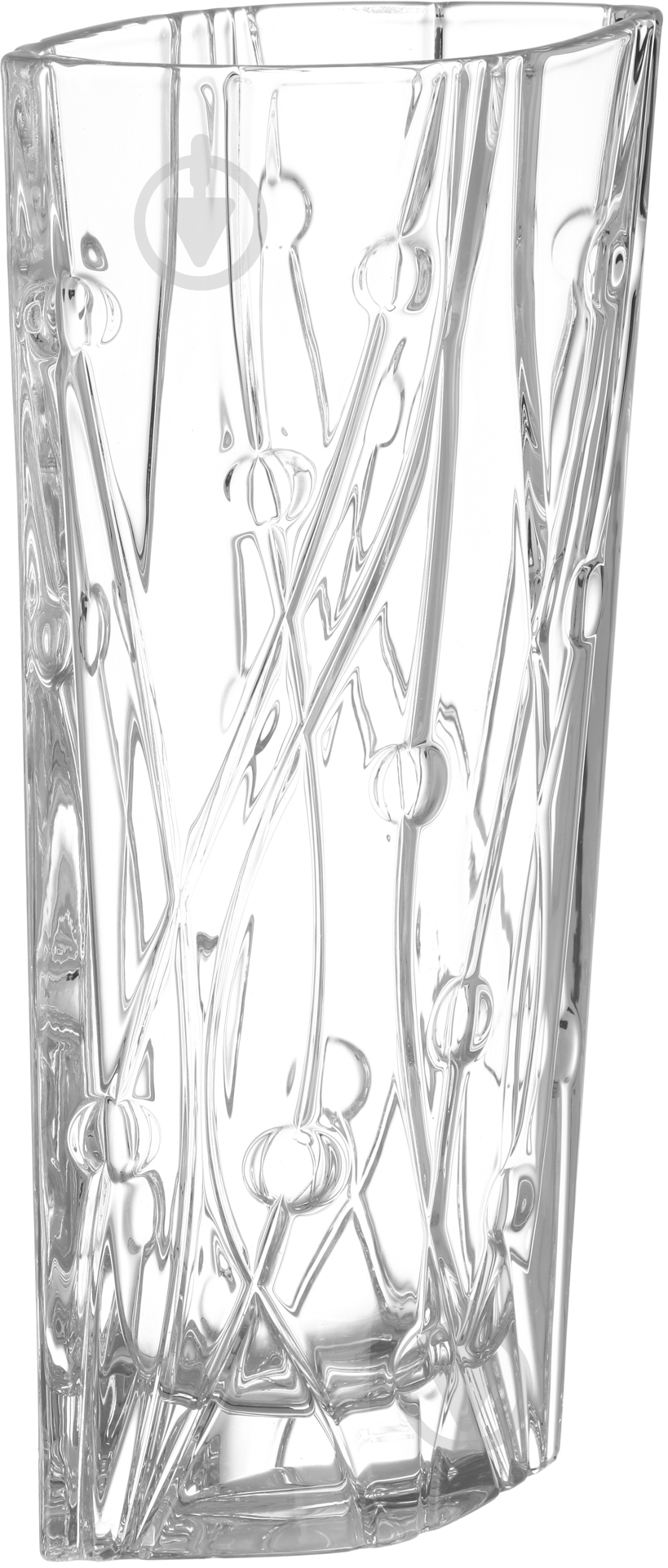 Ваза стеклянная Bohemia Labyrinth 40,5 см 40 см прозрачная - фото 1
