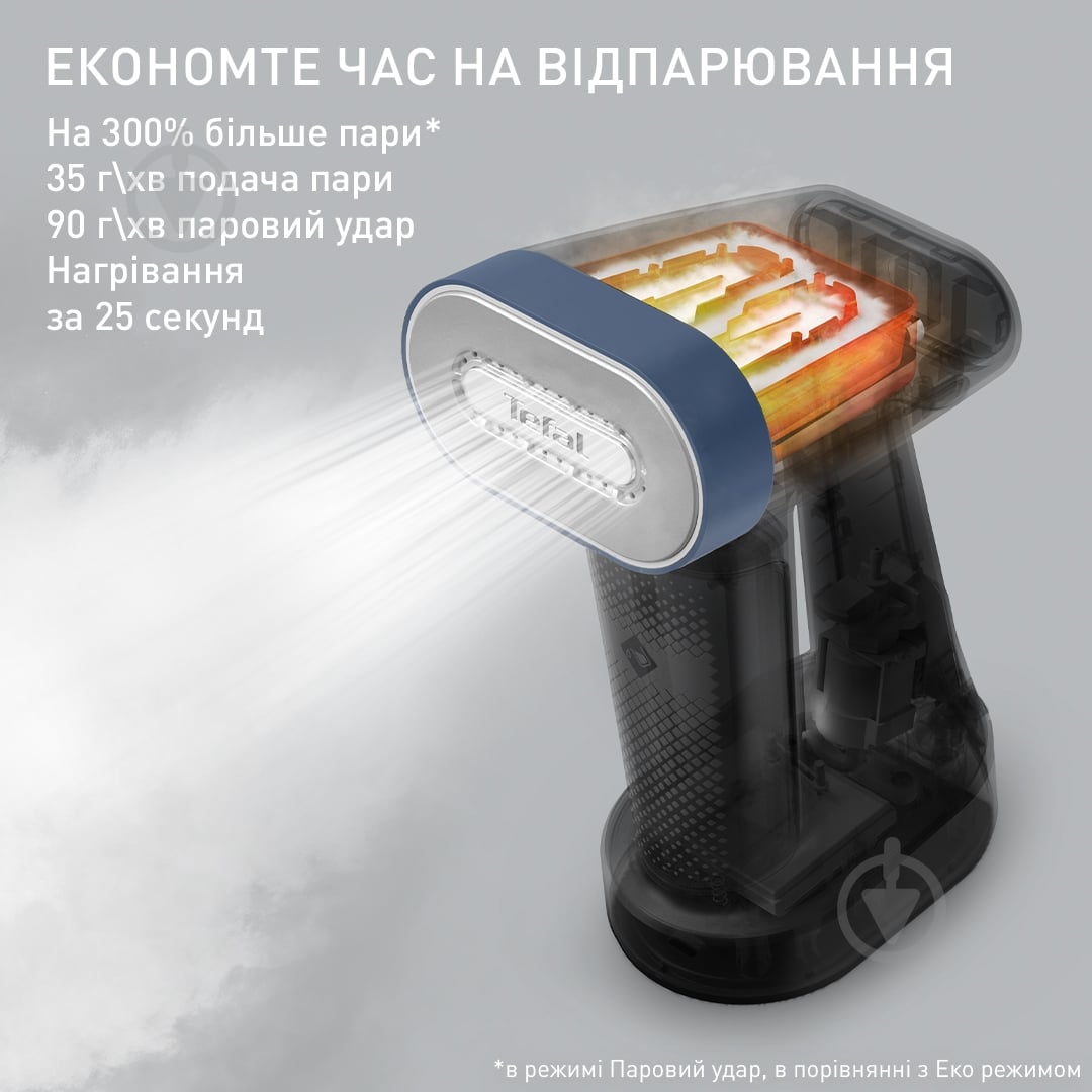 Отпариватель ручной Tefal Pure Force 2в1 DT8720E0 - фото 2 Отпариватель ручной Tefal Pure Force 2в1 DT8720E0 - фото 2