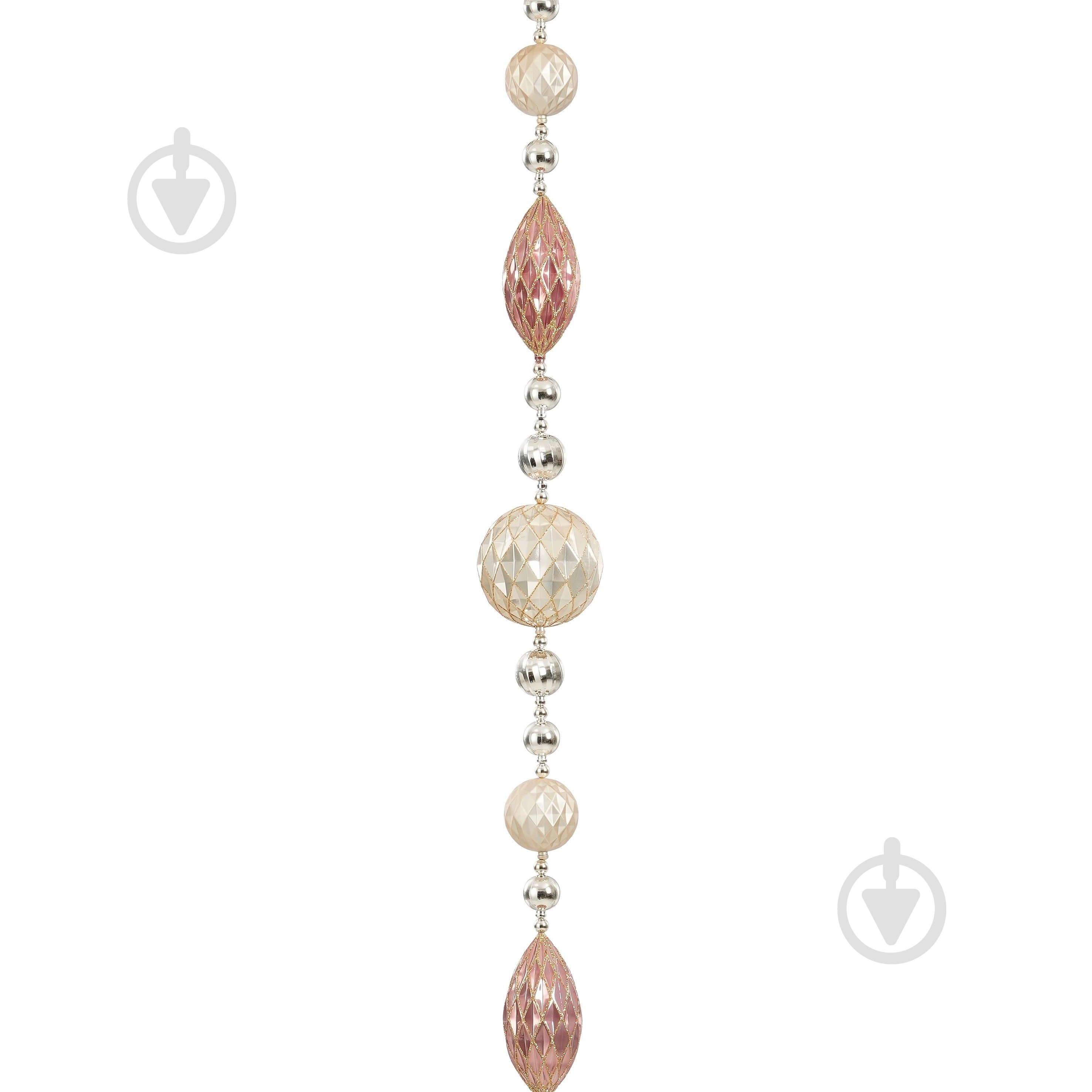 Гірлянда Edelman розово-кремовая, полистирол 2,7 м (1170942) - фото 1