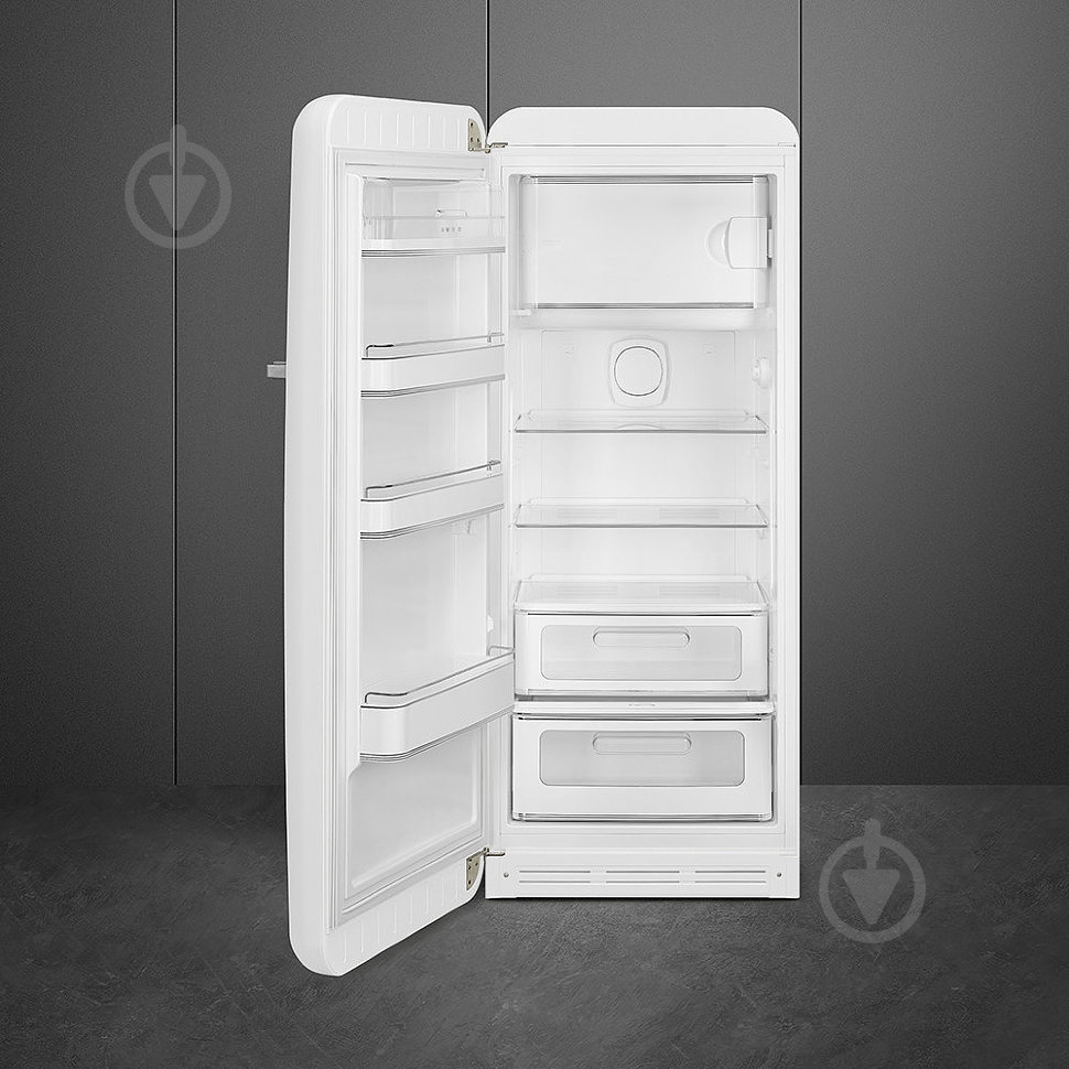 Холодильник Smeg однодверный соло FAB28LWH5 - фото 3 Холодильник Smeg однодверный соло FAB28LWH5 - фото 3