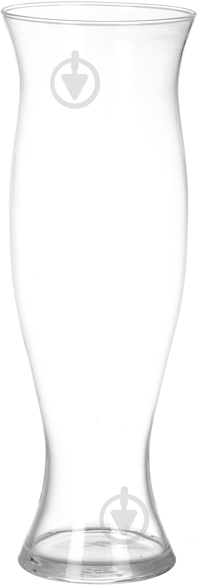 Ваза стеклянная Нежность 17х50 см 50 см прозрачная - фото 1