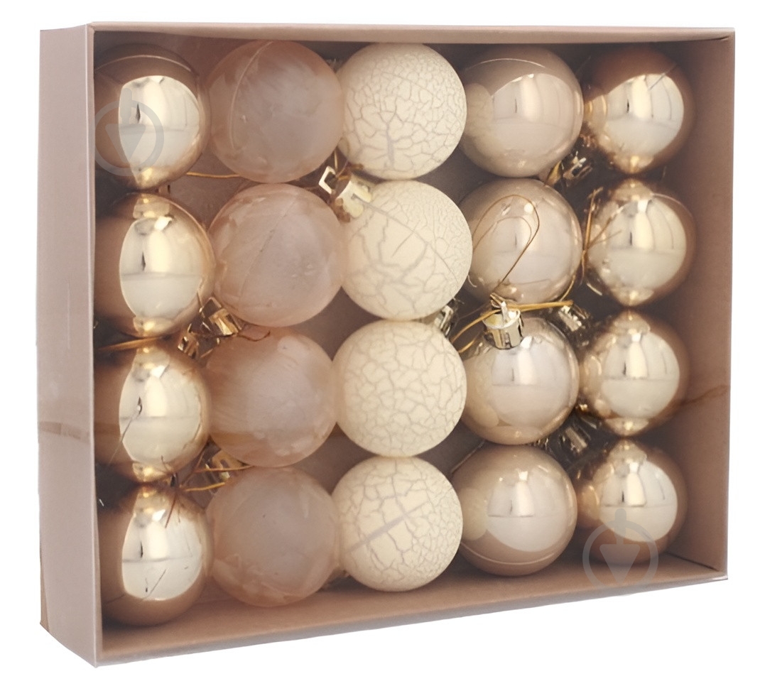 Набор елочных шаров Тайм Еко d 4 мм 20 шт./уп. - фото 4 Набор елочных шаров Тайм Еко d 4 мм 20 шт./уп. - фото 4