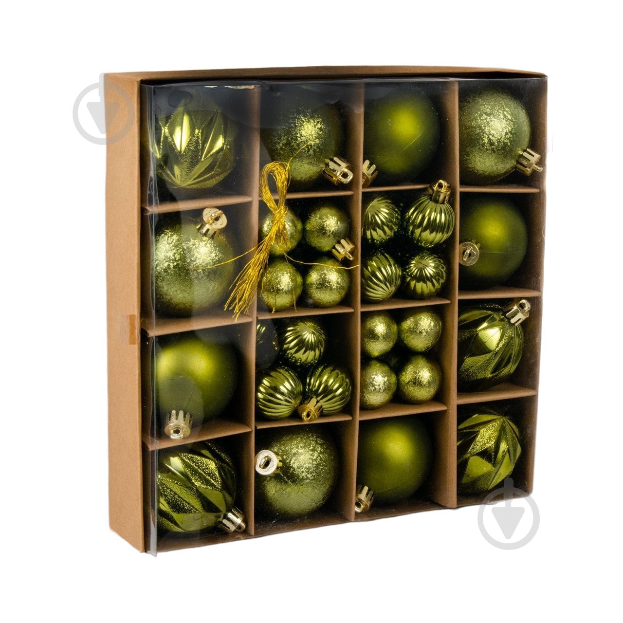 Набор елочных шаров Тайм Еко d 3 мм 44 шт./уп. - фото 2 Набор елочных шаров Тайм Еко d 3 мм 44 шт./уп. - фото 2