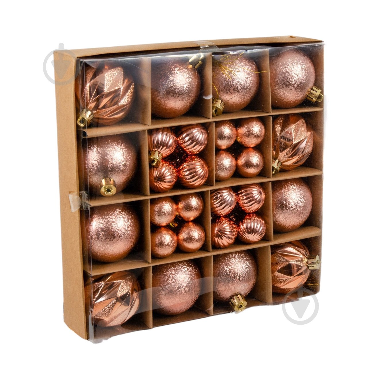 Набор елочных шаров Тайм Еко d 3 мм 44 шт./уп. - фото 3 Набор елочных шаров Тайм Еко d 3 мм 44 шт./уп. - фото 3