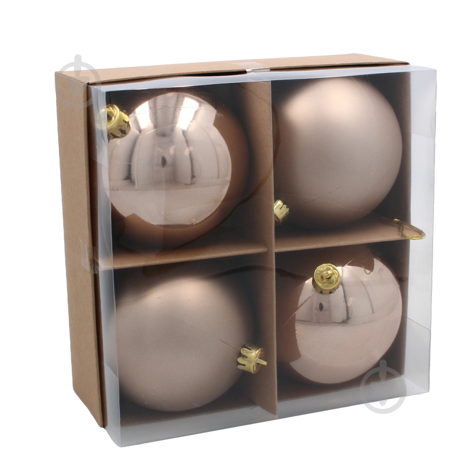 Набор елочных шаров Chomik GIF3917 d 100 мм 10 см 4 шт./уп. - фото 2 Набор елочных шаров Chomik GIF3917 d 100 мм 10 см 4 шт./уп. - фото 2