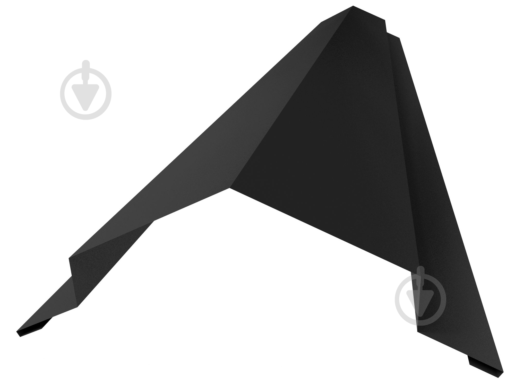 Гребень Tile 2 м 4/1 RAL 7024 USS МП 0,45 - фото 1 Гребень Tile 2 м 4/1 RAL 7024 USS МП 0,45 - фото 1