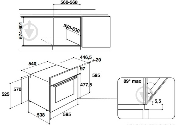 Духовой шкаф Hotpoint FA5 841 JH BL HA - фото 2