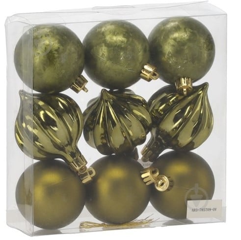 Набор елочных шаров Тайм Еко микс d 6 мм 9 шт./уп. - фото 3 Набор елочных шаров Тайм Еко микс d 6 мм 9 шт./уп. - фото 3