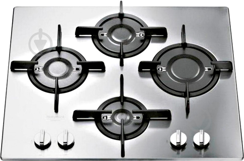 Варочная поверхность газовая Hotpoint FTGHL 641 D/IX/HA - фото 1