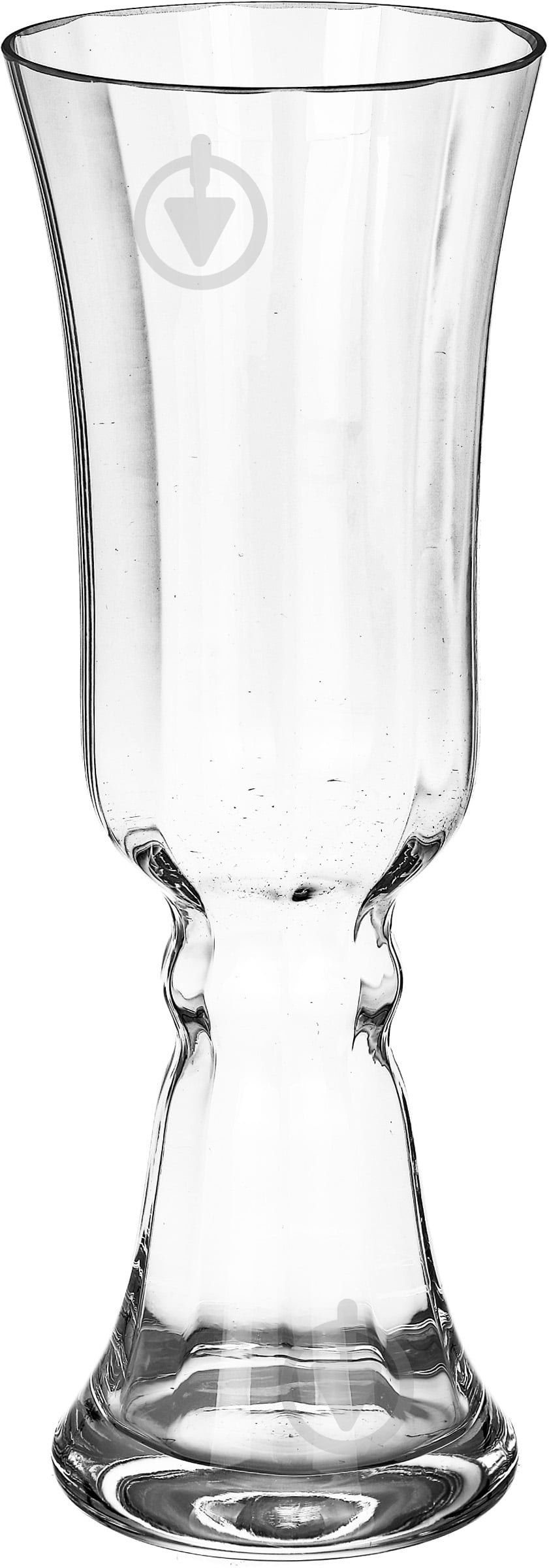 Ваза стеклянная Wrzesniak Glassworks 25х9 см 25 см прозрачная - фото 1