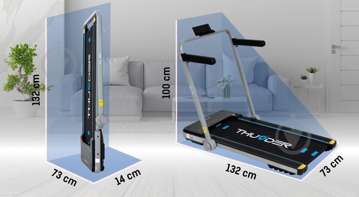 Беговая дорожка Thunder Silver (Impact) - фото 3 Беговая дорожка Thunder Silver (Impact) - фото 3