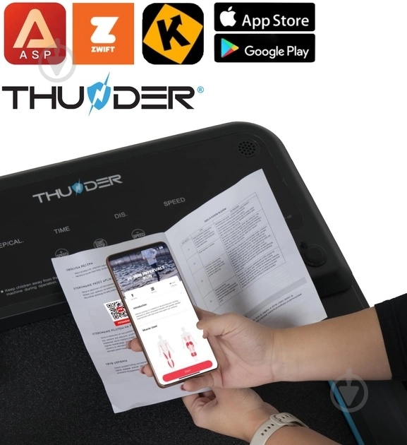 Беговая дорожка Thunder Silver (Impact) - фото 9 Беговая дорожка Thunder Silver (Impact) - фото 9