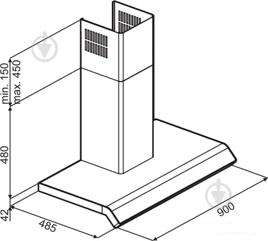 Вытяжка Hansa OKC 901 UBH - фото 4 Вытяжка Hansa OKC 901 UBH - фото 4