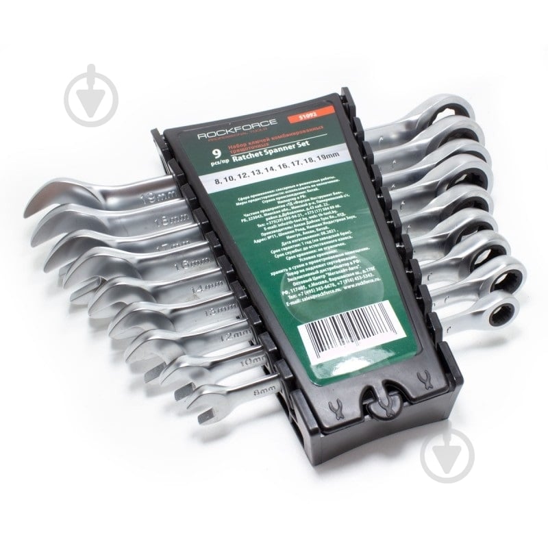 Набор ключей комбинированных Rock FORCE RF-51092 - фото 1 Набор ключей комбинированных Rock FORCE RF-51092 - фото 1