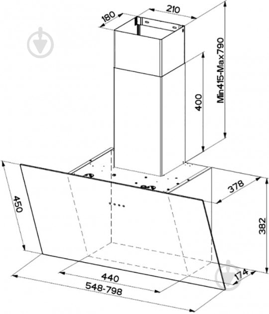 Вытяжка Faber TWEET EV8 LED BK A55 - фото 8