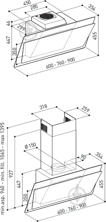 Вытяжка Zirtal Mirage 60 BL - фото 6 Вытяжка Zirtal Mirage 60 BL - фото 6