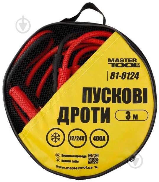 Старт-кабель MasterTool 81-0124 400 A 3 м - фото 2