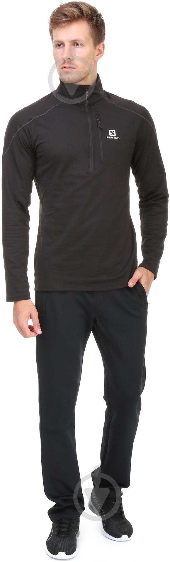 Кофта Salomon L39117200 р. S черный - фото 3