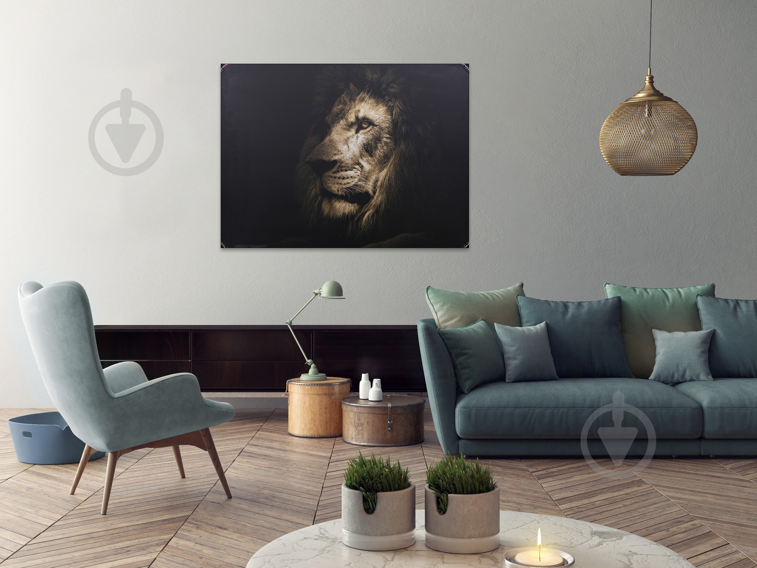 Репродукція Лев 85x113 см Styler - фото 3 Репродукція Лев 85x113 см Styler - фото 3