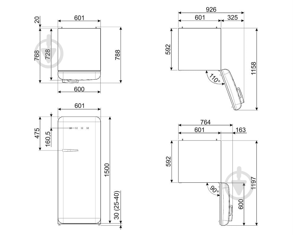 Холодильник Smeg FAB28RRD5 - фото 8