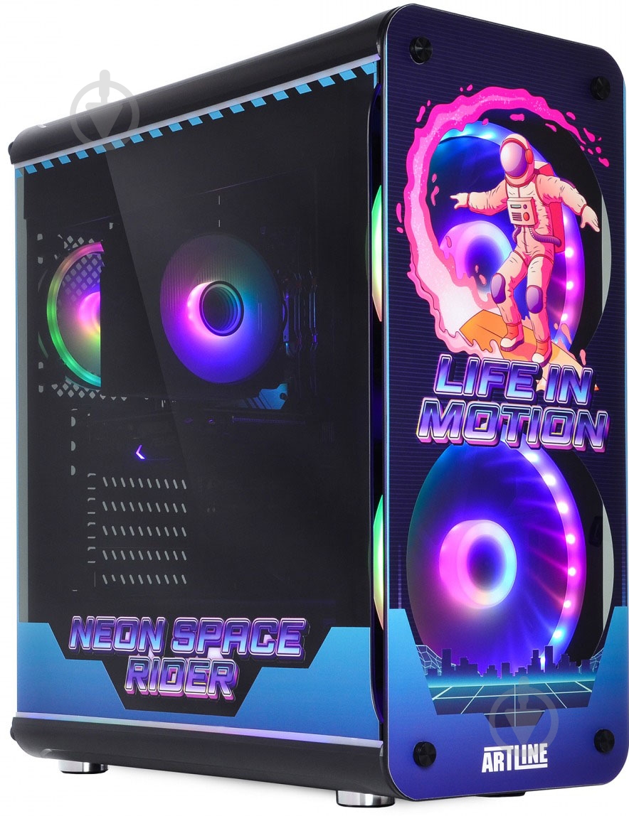 Компьютер Artline Overlord NEON (NEONv21) black - фото 4 Компьютер Artline Overlord NEON (NEONv21) black - фото 4