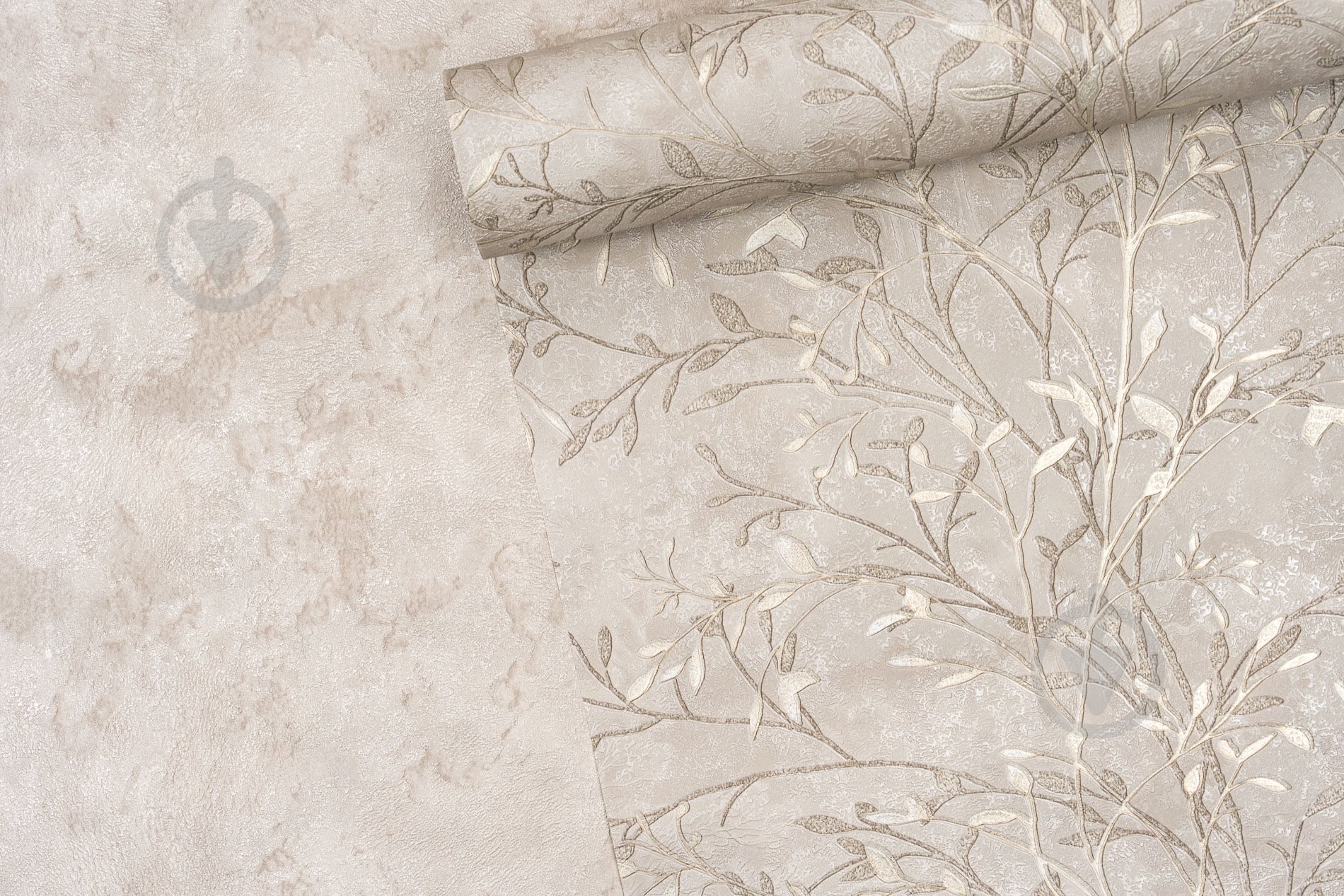 Шпалери вінілові на флізеліновій основі Слов'янські шпалери Elegance collection Верба 2 2412-05 1,06x10,05 м - фото 2