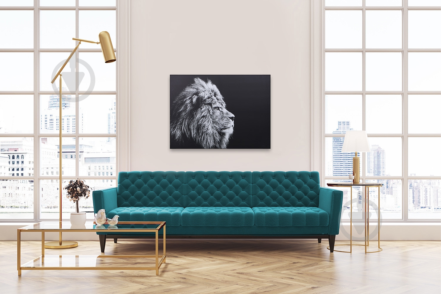 Картина Лев 100x75 см Styler - фото 7