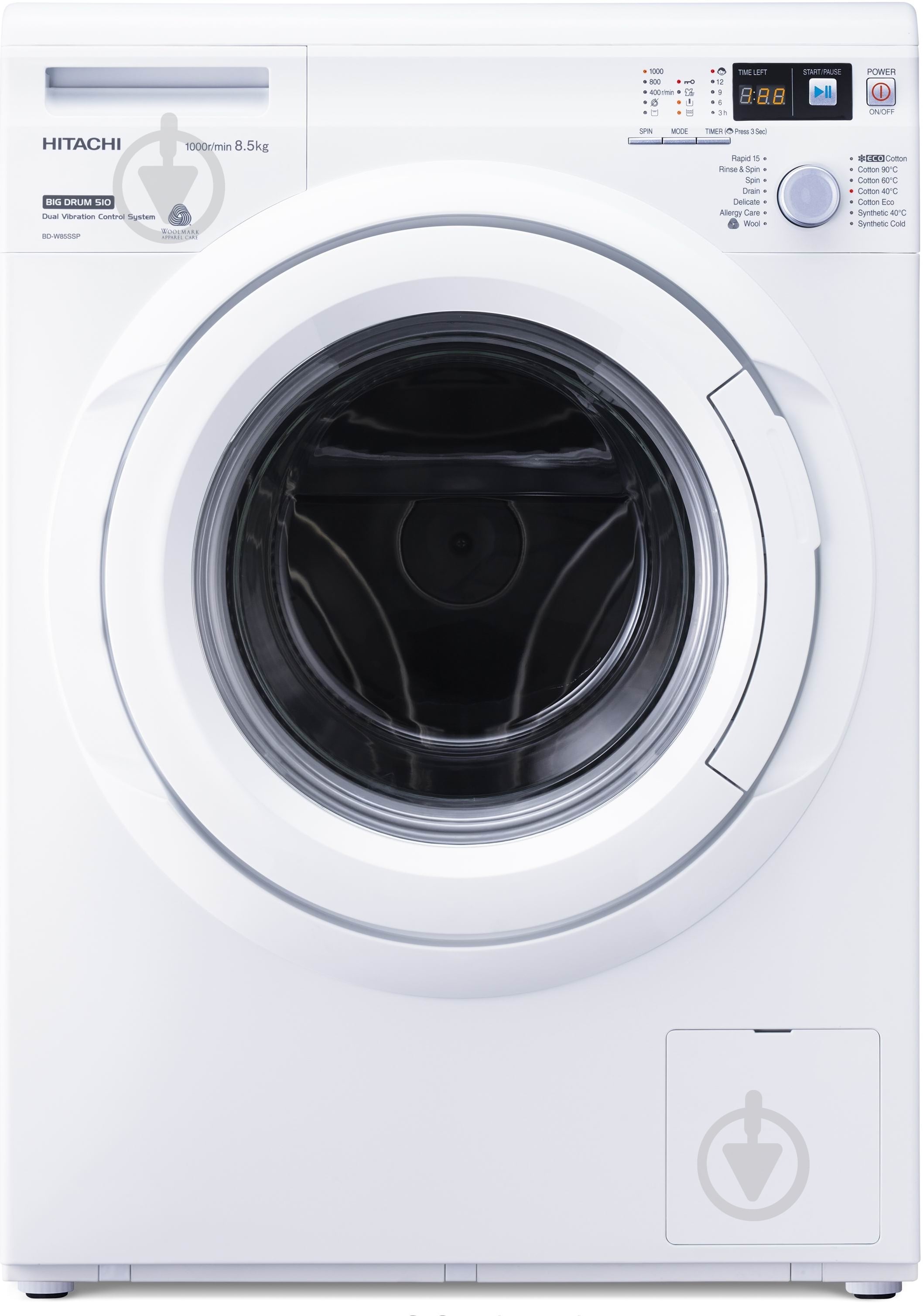 Стиральная машина Hitachi BD-W85SSP-WH - фото 1