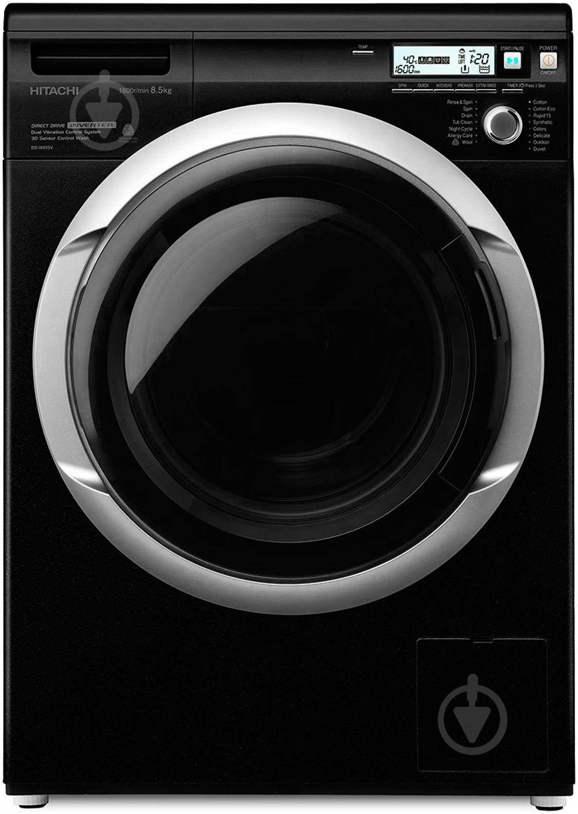 Стиральная машина Hitachi BD-W85SV-BK - фото 1