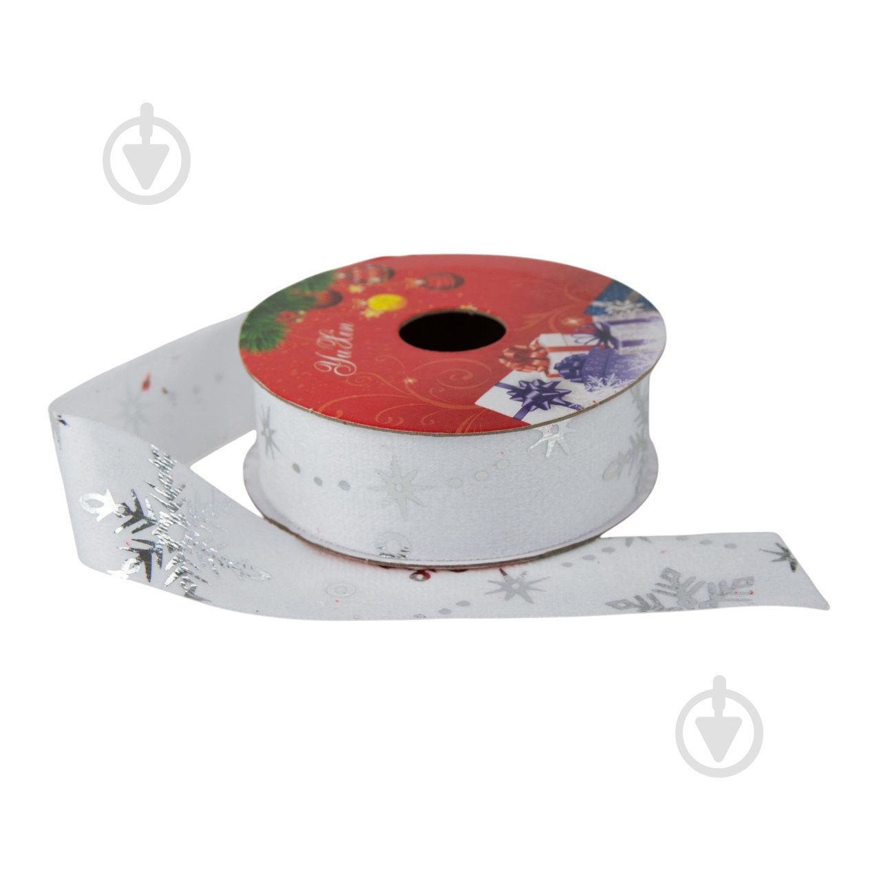 Лента Chomik 2,5 см 2,7 м красный / белый / золотой - фото 3 Лента Chomik 2,5 см 2,7 м красный / белый / золотой - фото 3