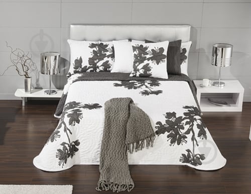 Покрывало Atica 235x270 см Manterol серый - фото 1 Покрывало Atica 235x270 см Manterol серый - фото 1