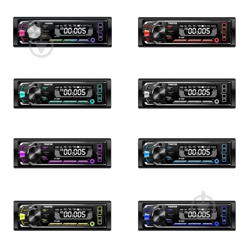 Автомагнітола Phantom MP-502BT - фото 3