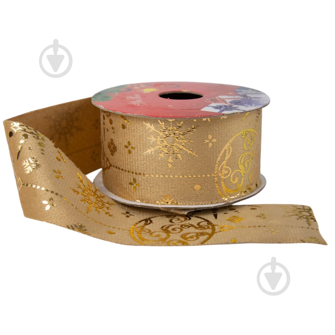 Лента Chomik 2,5 см 2,7 м красный / зеленый / золотой / серебряный - фото 3 Лента Chomik 2,5 см 2,7 м красный / зеленый / золотой / серебряный - фото 3