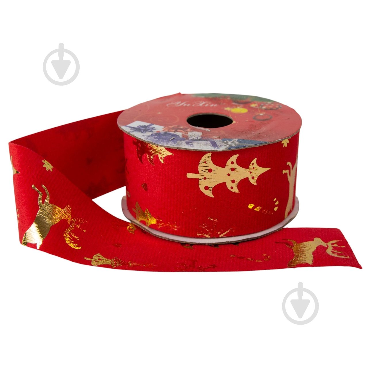 Лента Chomik 2,5 см 2,7 м красный / зеленый / золотой / серебряный - фото 5 Лента Chomik 2,5 см 2,7 м красный / зеленый / золотой / серебряный - фото 5