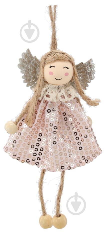 Подвеска Chomik Фея 16 см белый с золотистым - фото 3 Подвеска Chomik Фея 16 см белый с золотистым - фото 3