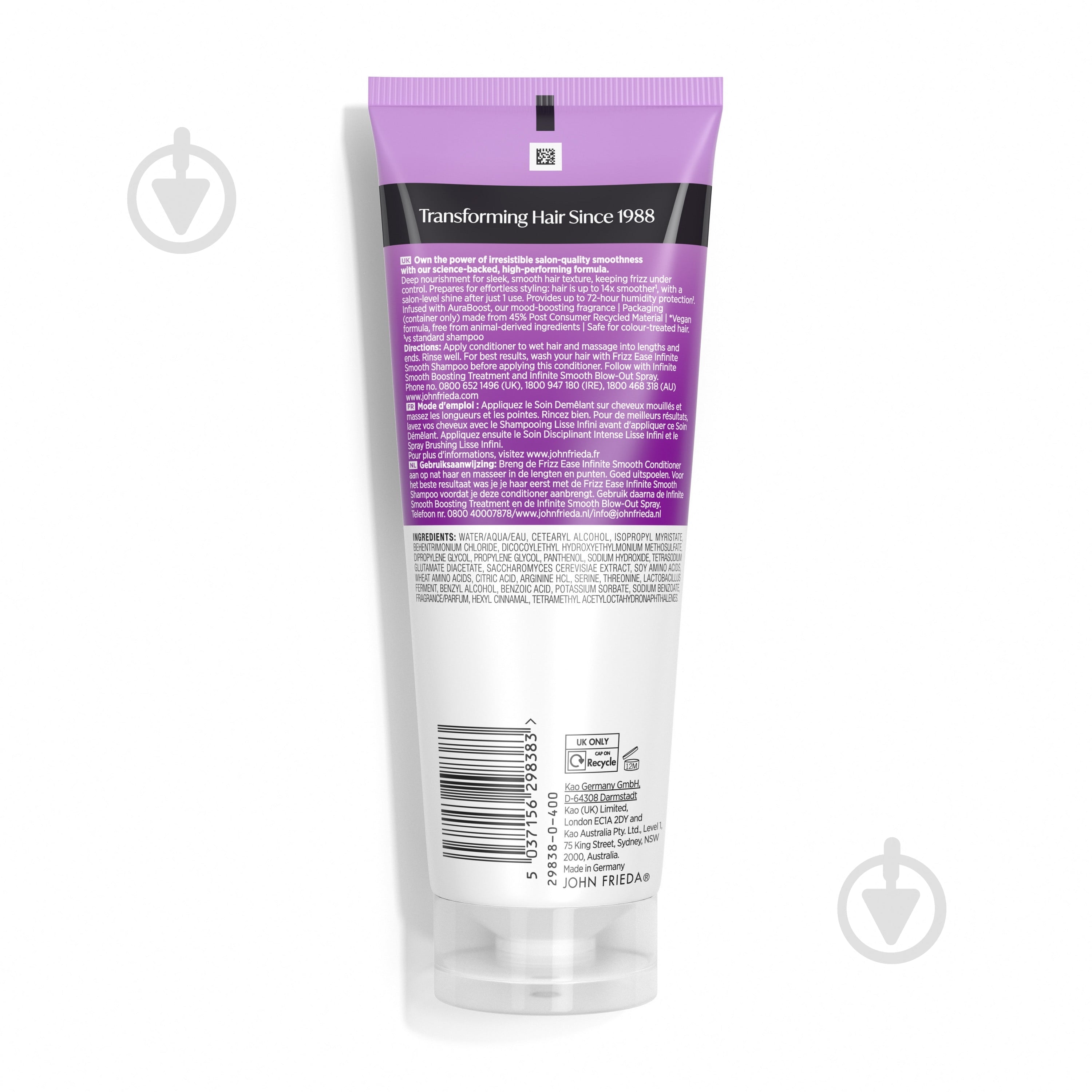 Кондиционер John Frieda против пушистости Infinite Smooth 250 мл - фото 2