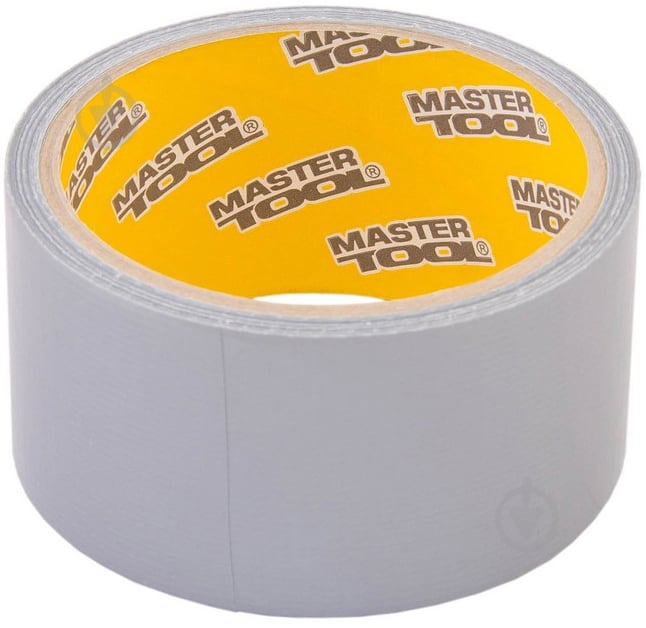 Скотч MasterTool армированный 50 мм x10 м серый - фото 1 Скотч MasterTool армированный 50 мм x10 м серый - фото 1
