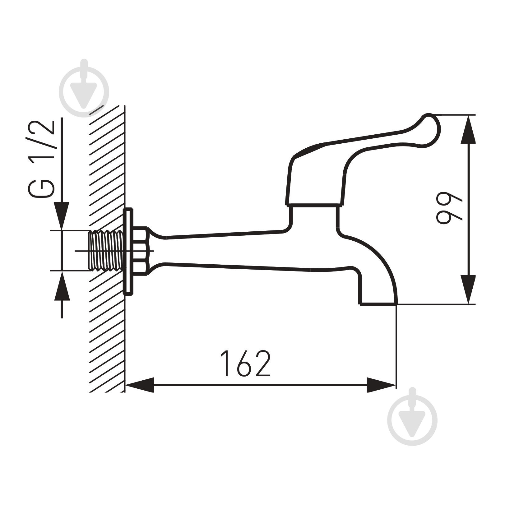 Кран Ferro Titania Iris 92006.0 - фото 2