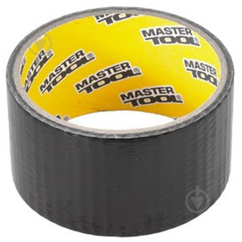 Скотч MasterTool армированный Профи 50 мм x5 м черный - фото 1